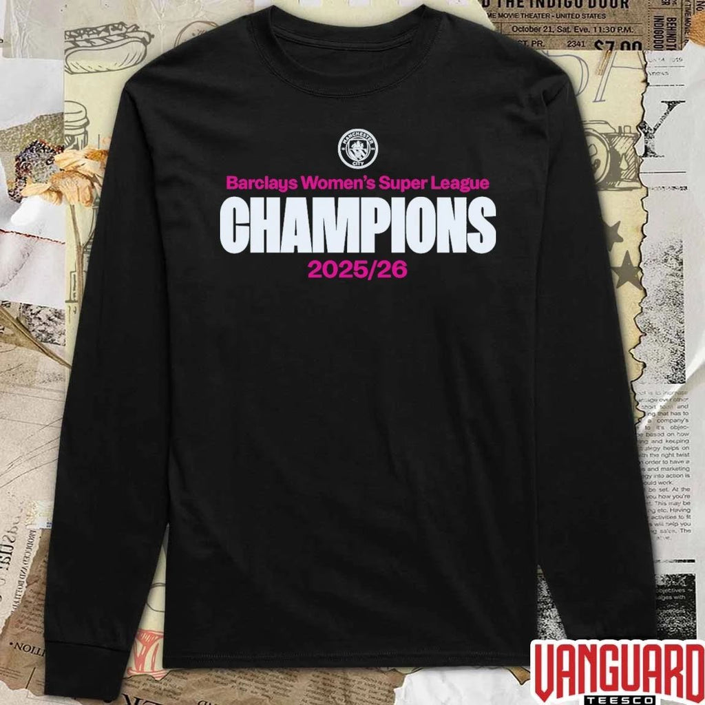 Barclays Women’s Super League Champions 2025 2026 t-shirt