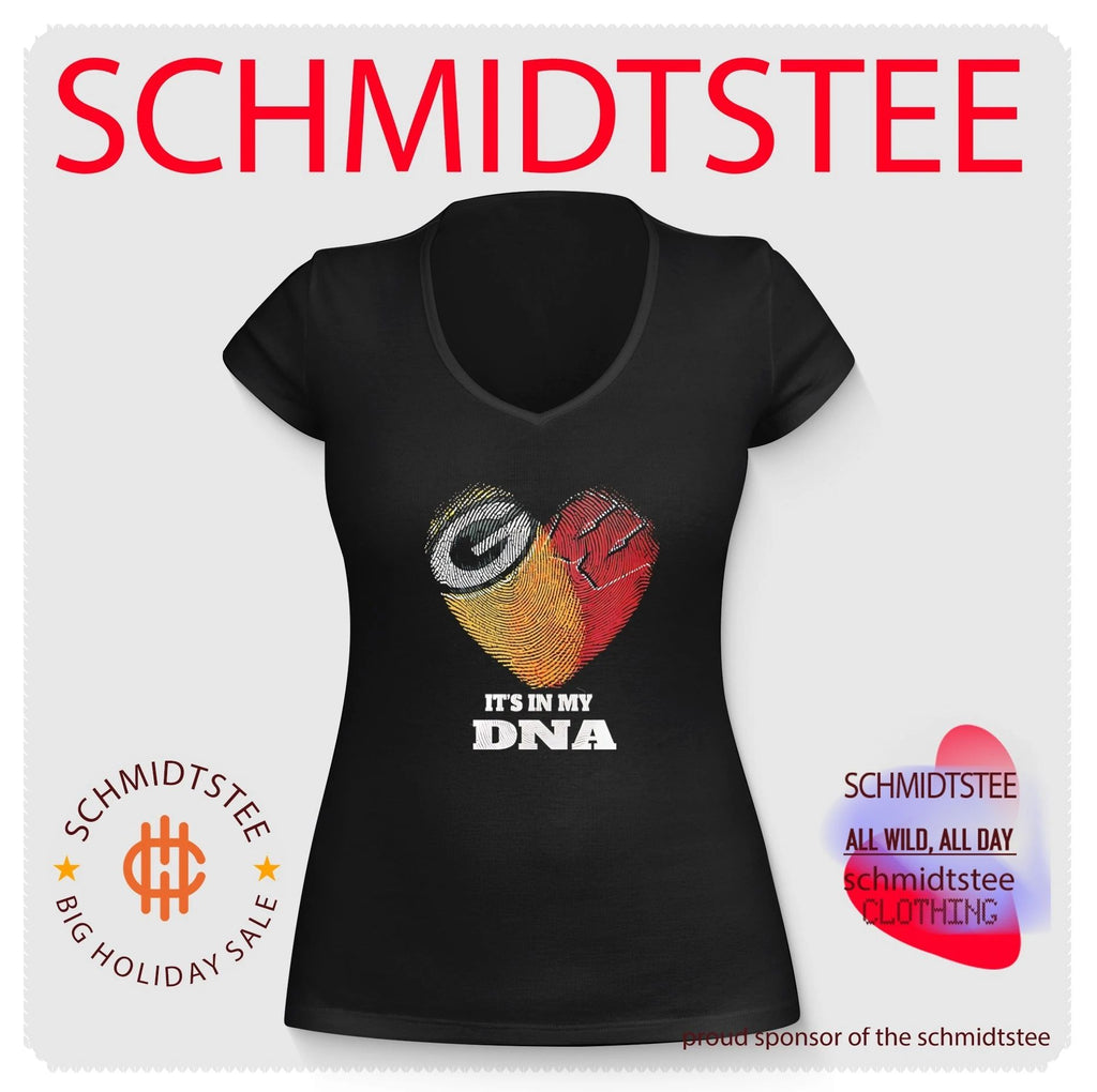 Green Bay Packers and Wisconsin Badgers it’s in my DNA vintage shirt