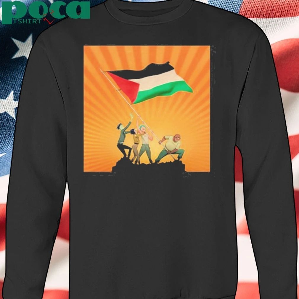 Damon Albarn Palestinian Sunrise By Gorillaz shirt