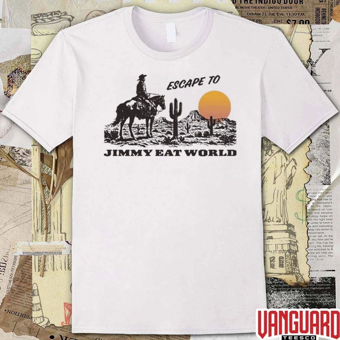 Escape To Jimmy Eat World 2026 Rock Music Concert Tour t-shirt