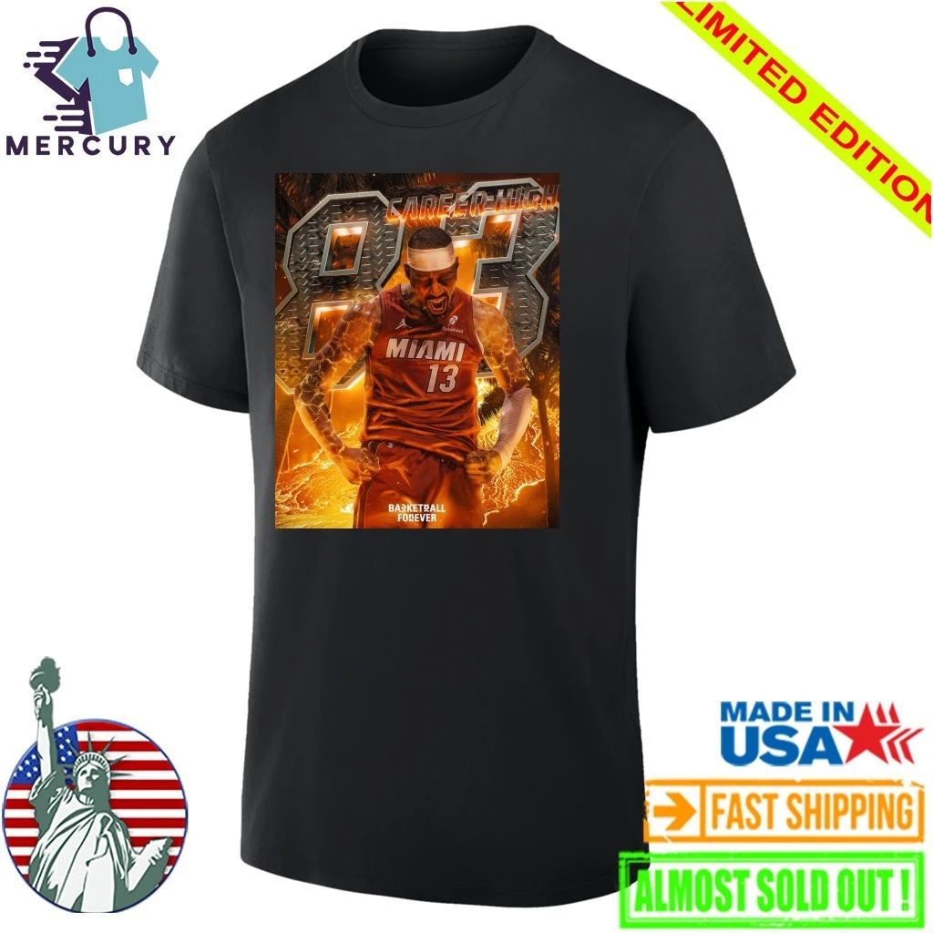 Bam Adebayo Miami Heat Goes Nuclear 83 Career High Second Most Points In NBA History Shirt
