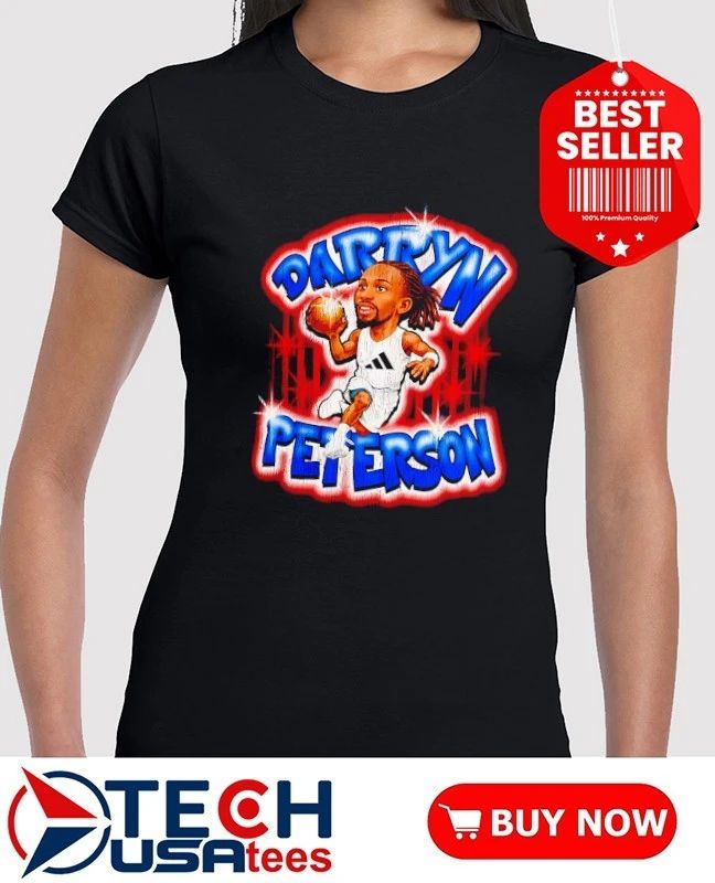 Darryn Peterson NBA Draft caricature shirt
