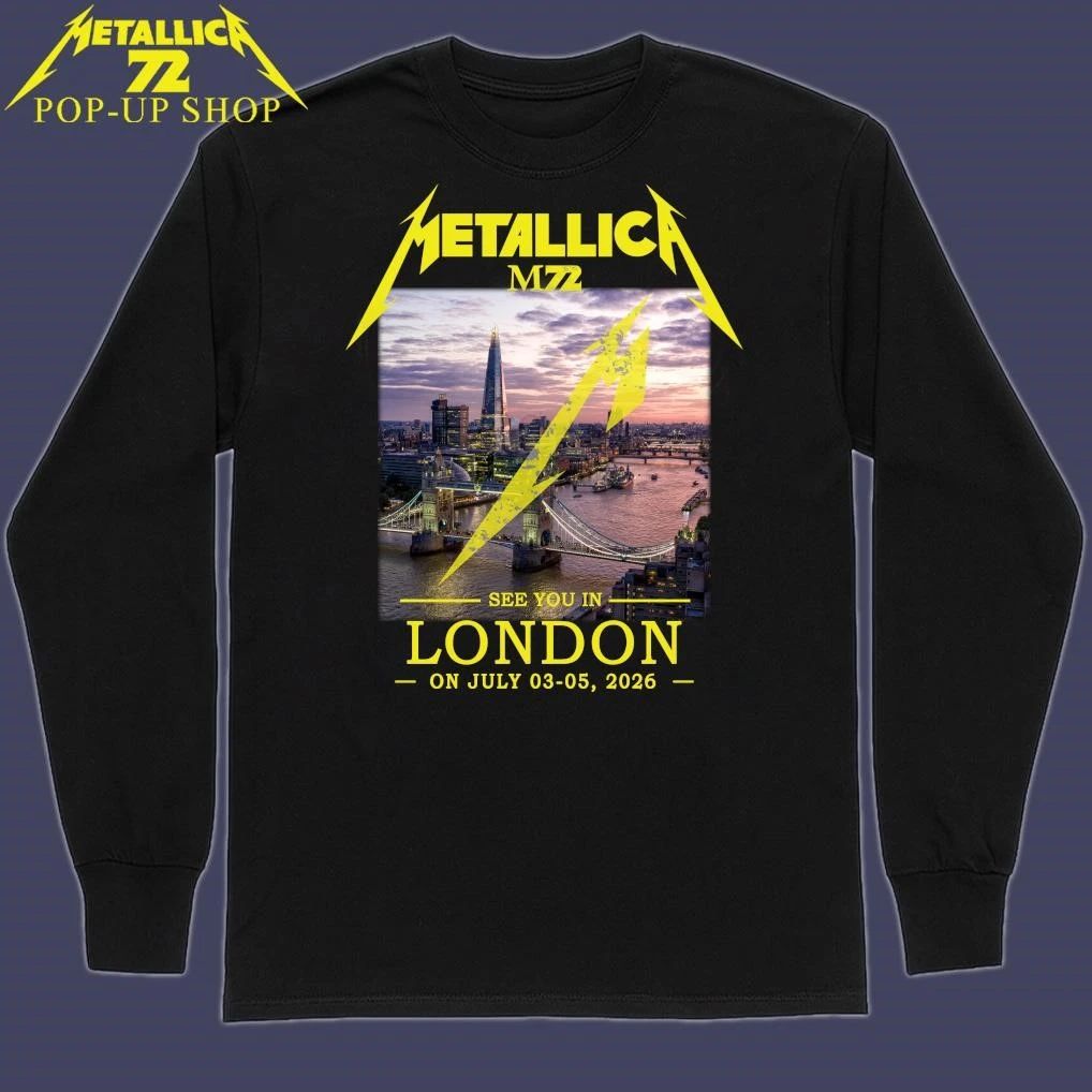 Metallica M72 See You In London On July 3-5, 2026 T-Shirt