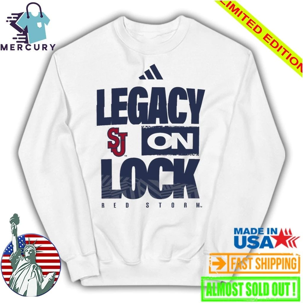 St. John’s Red Storm Legacy On Lock Shirt