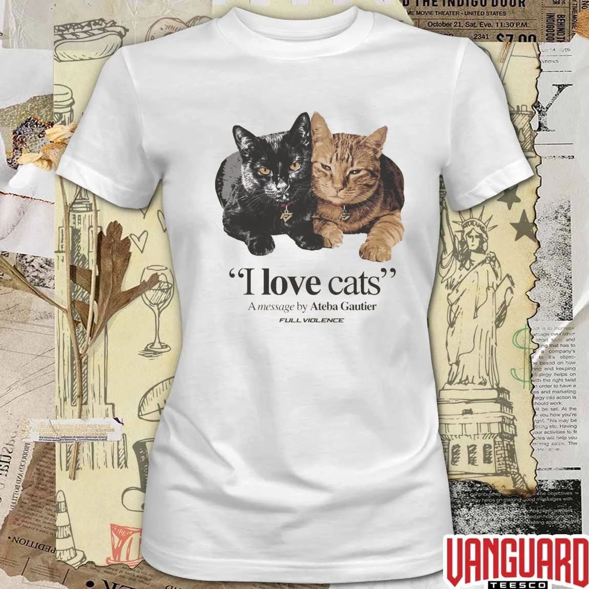 I Love Cats Ateba Gautier 2026 t-shirt