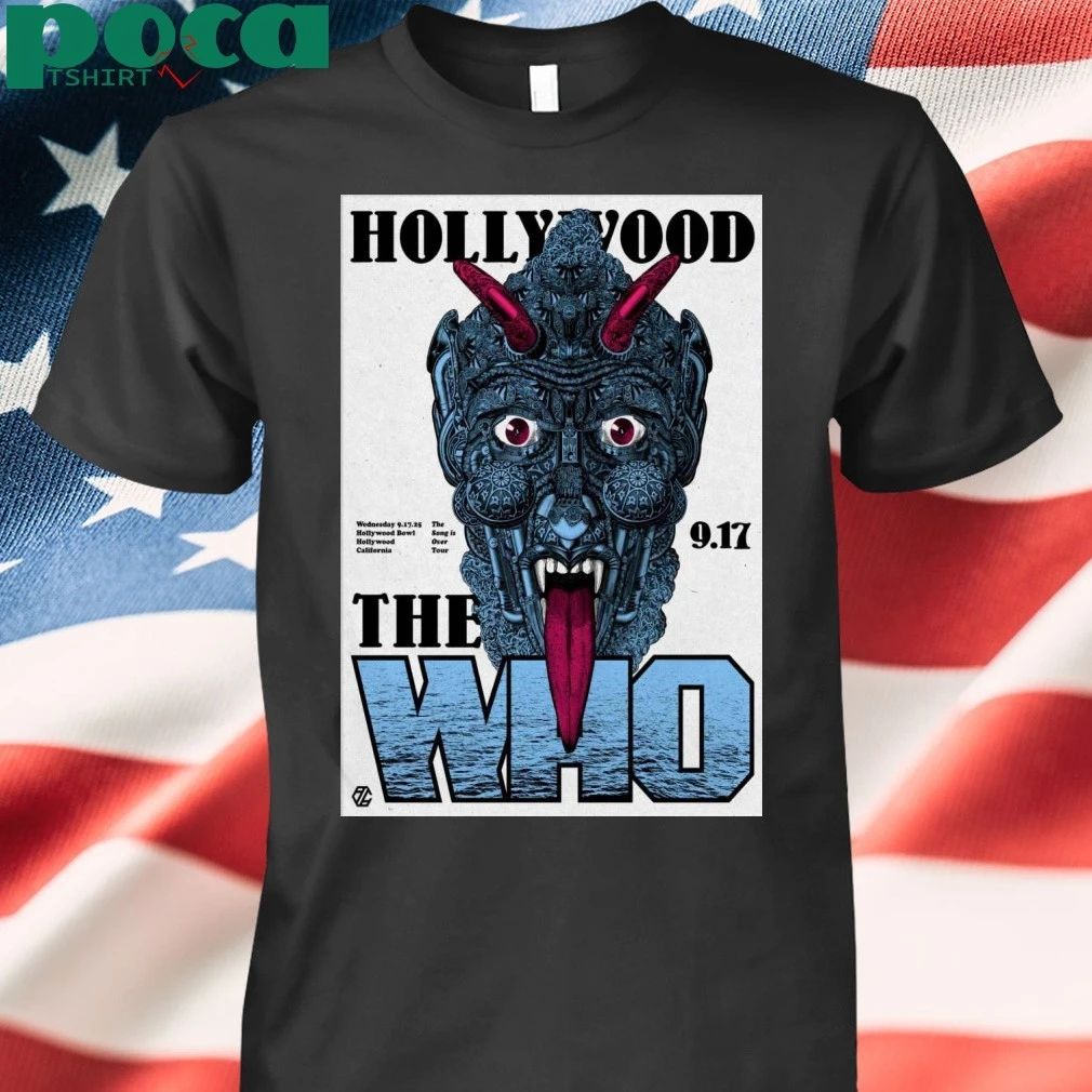 The Who Hollywood Bowl In Hollywood CA Sep 17 2025 Poster T-shirt