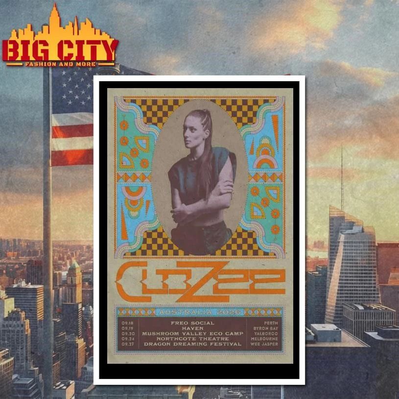 LIMITED CloZee Australia 2026 Tour POSTER Shirt