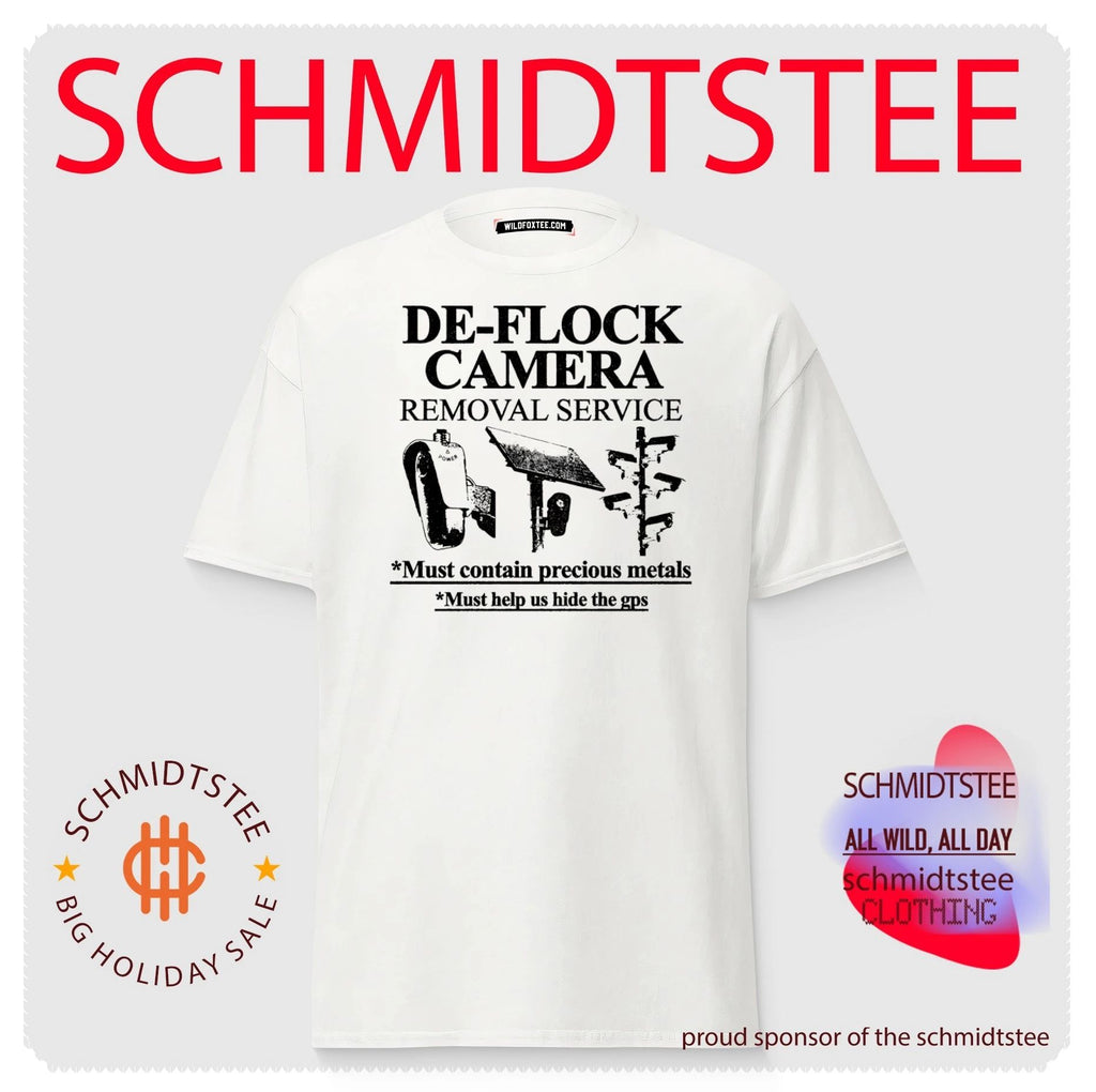 De-Flock Camera Removal Service surveillance shirt