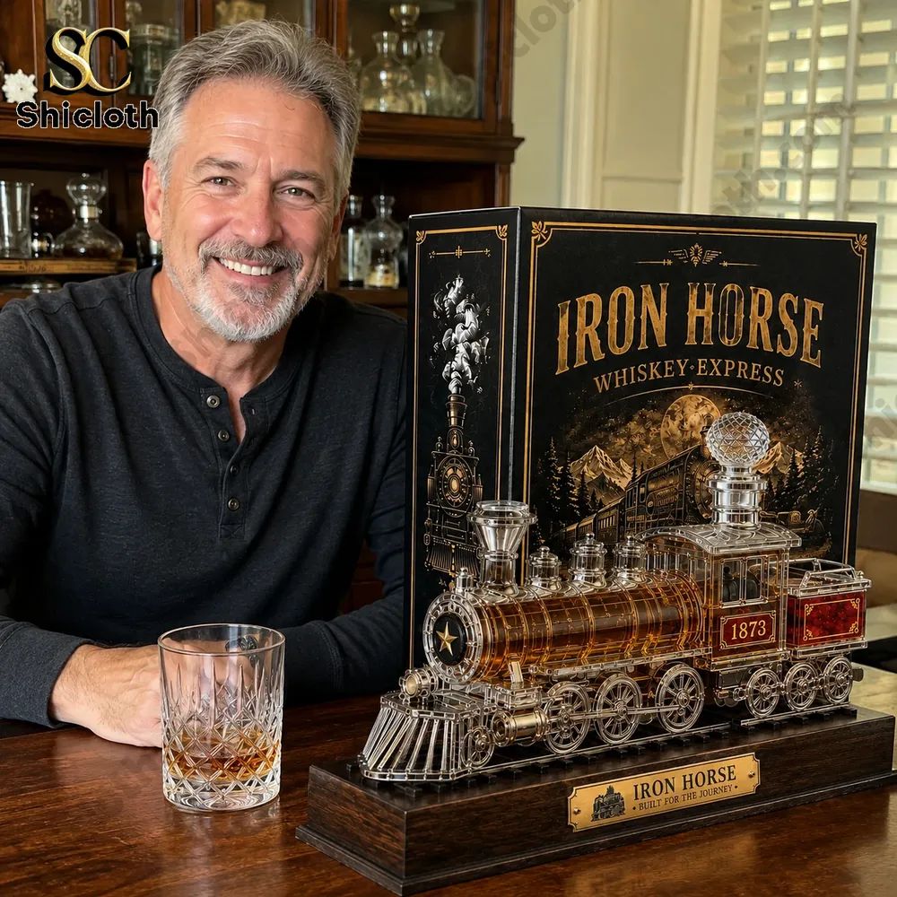 Iron Horse Whiskey Express Train Bottle
