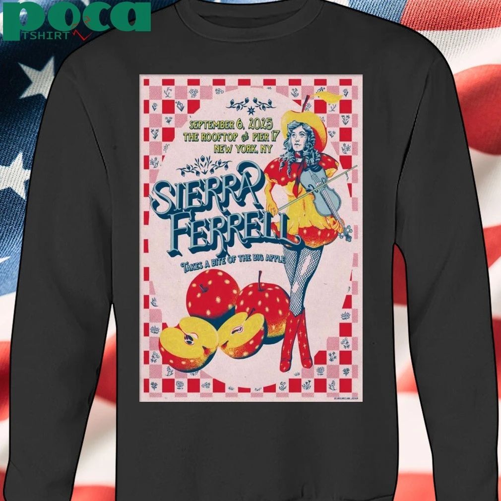 Sierra Ferrell Sep 6 2025 The Rooftop At Pier 17 In New York NY Poster T-shirt