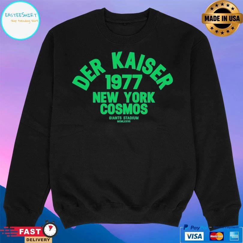 Der Kaiser 1977 New York Cosmos Giants Stadium Mcmlxxvii T-shirts