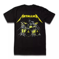 Metallica Lars Ulrich M72 Yellow Drum Kit Black T-Shirt