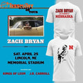 Zach Bryan Live In Concert At Nebraska Huskers 2026 Shirt