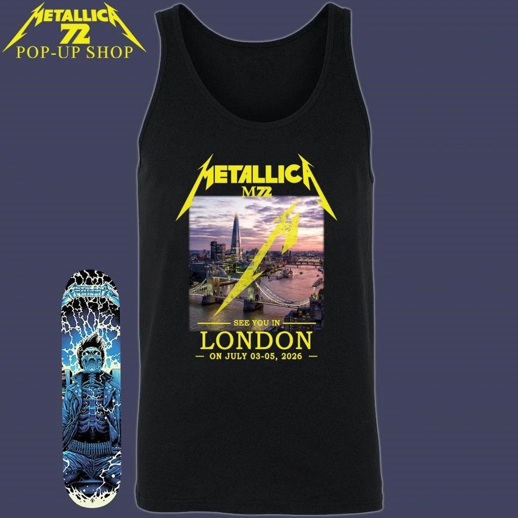 Metallica M72 See You In London On July 3-5, 2026 T-Shirt