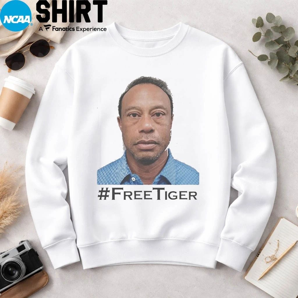 Free Tiger And Woods Mugshot Shirt