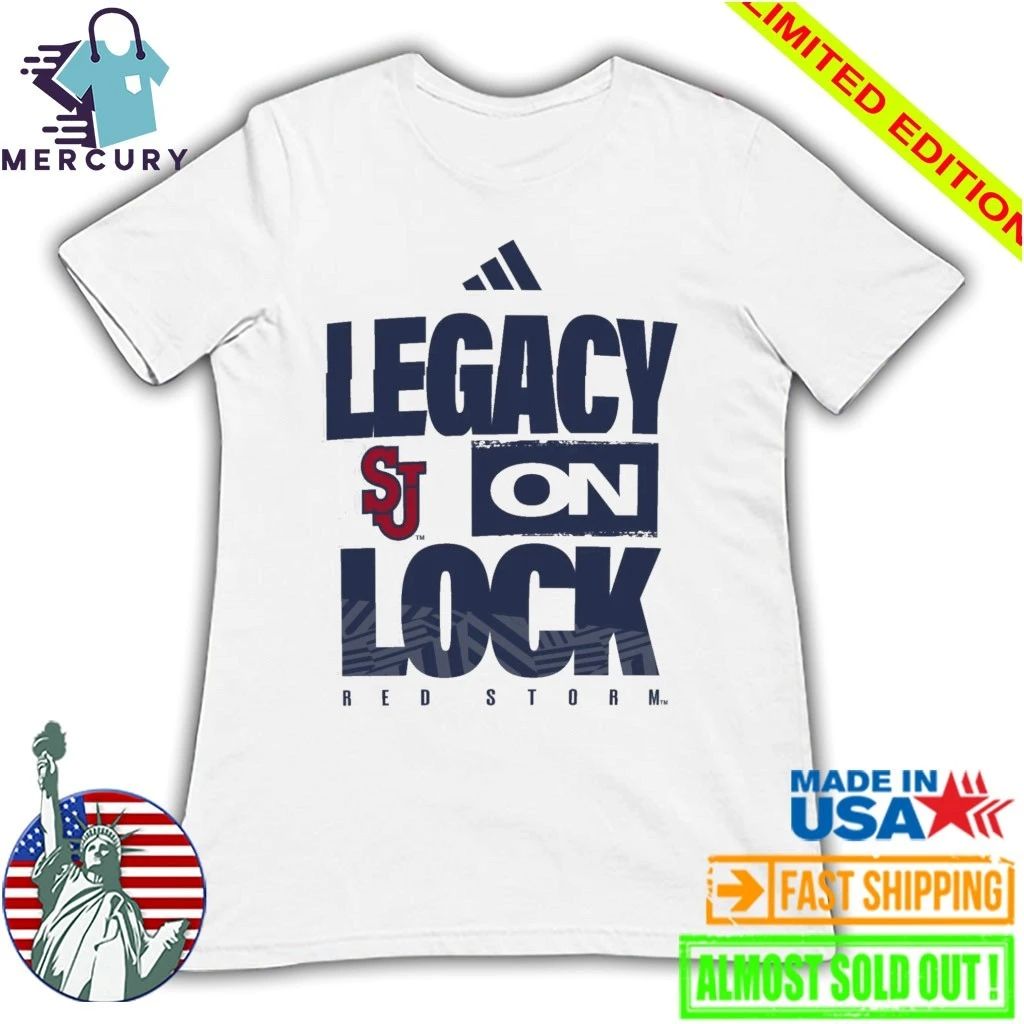 St. John’s Red Storm Legacy On Lock Shirt
