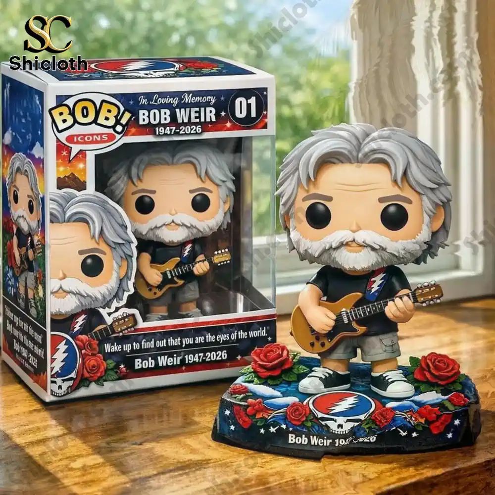 Grateful Dead Icons The Bob Weir 1947-2026 Memorial Figure Pop Doll