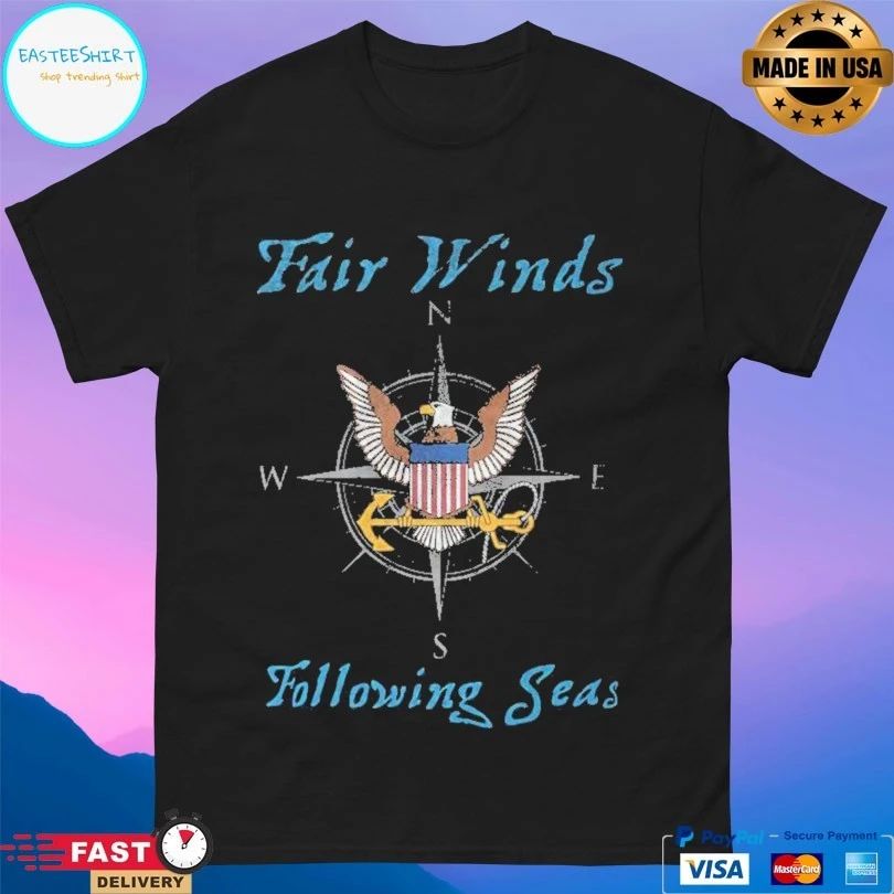 Fair Winds Following Seas Logo T-shirt