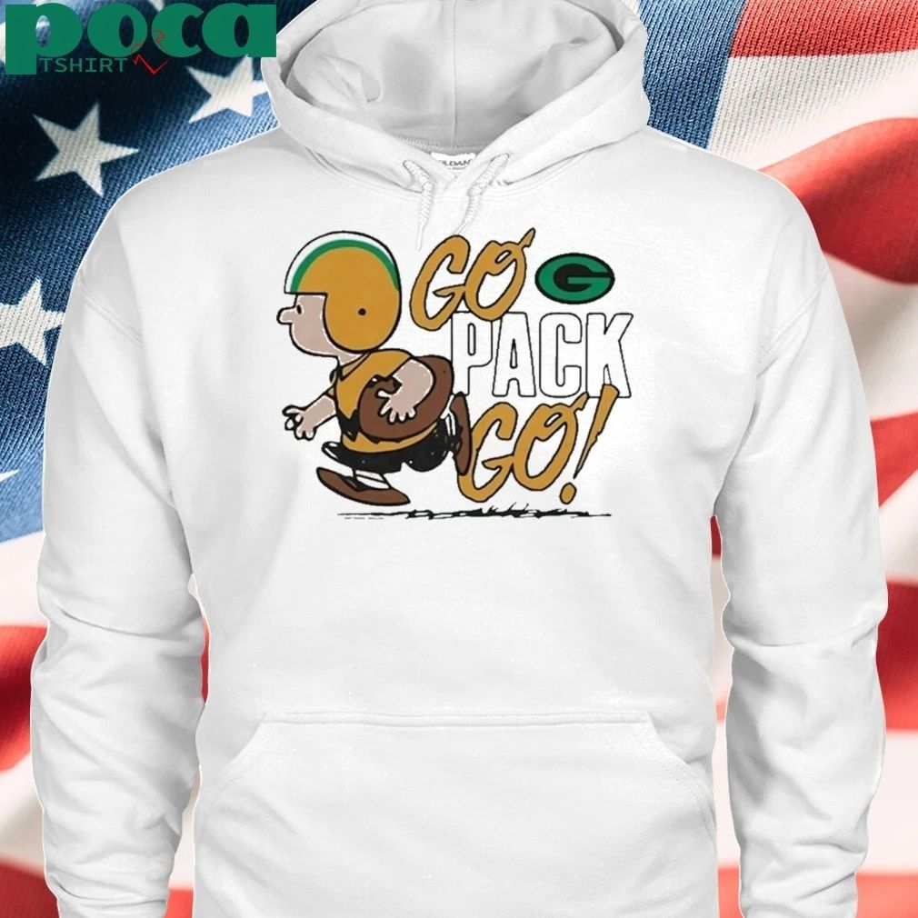 Green Bay Packers X Peanuts 2025 Go Pack Go shirt