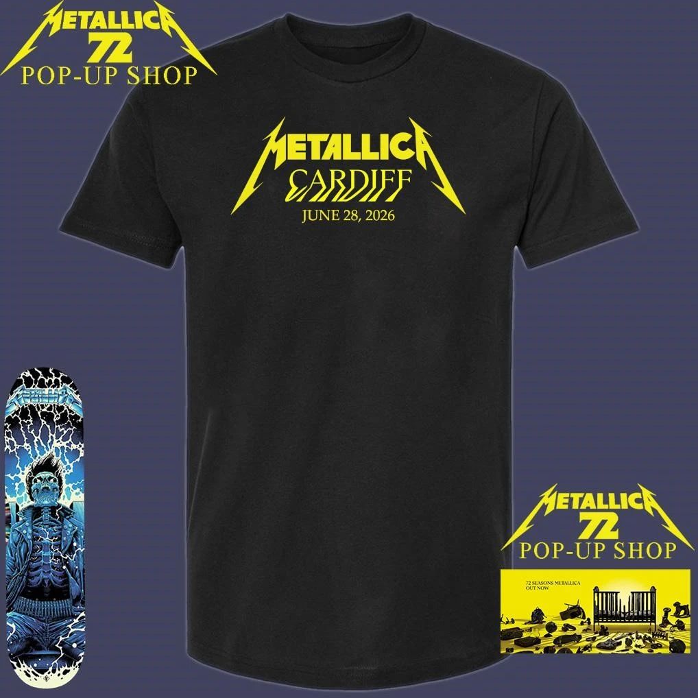 Metallica M72 Cardiff July 28, 2026 Wales T-Shirt