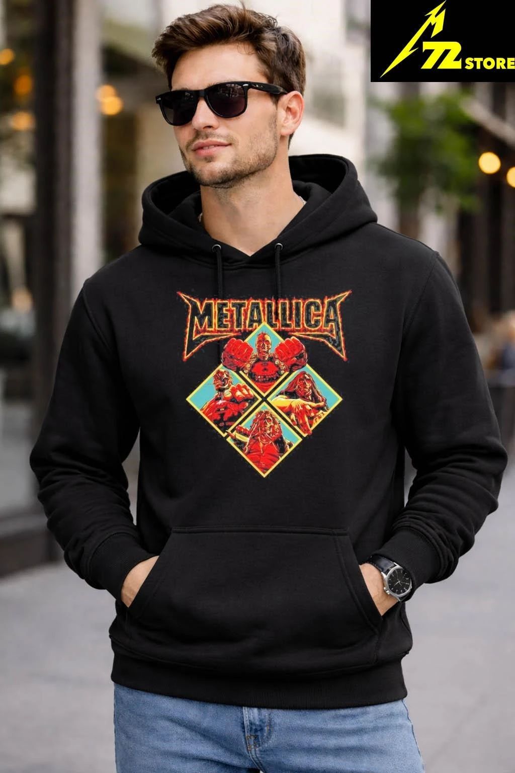 Metallica M72 World Tour 2026 Skeleton Diamond Shirt