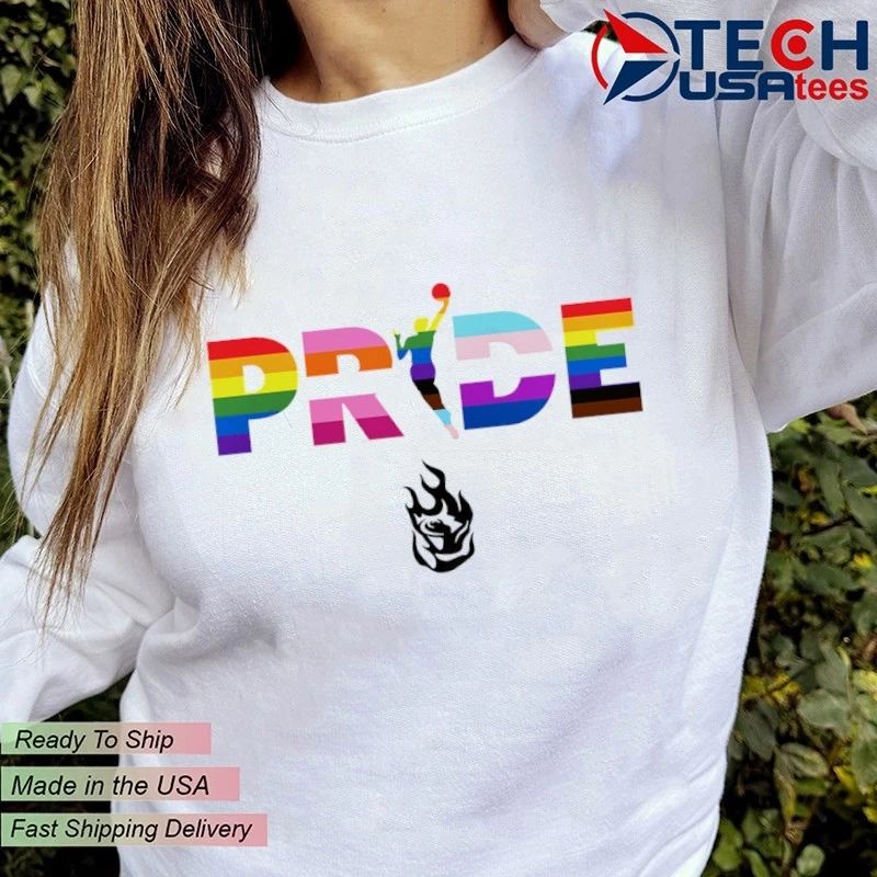 Portland Fire WNBA Pride logo shirt