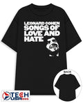 Leonard Cohen songs of love and hate shirt
