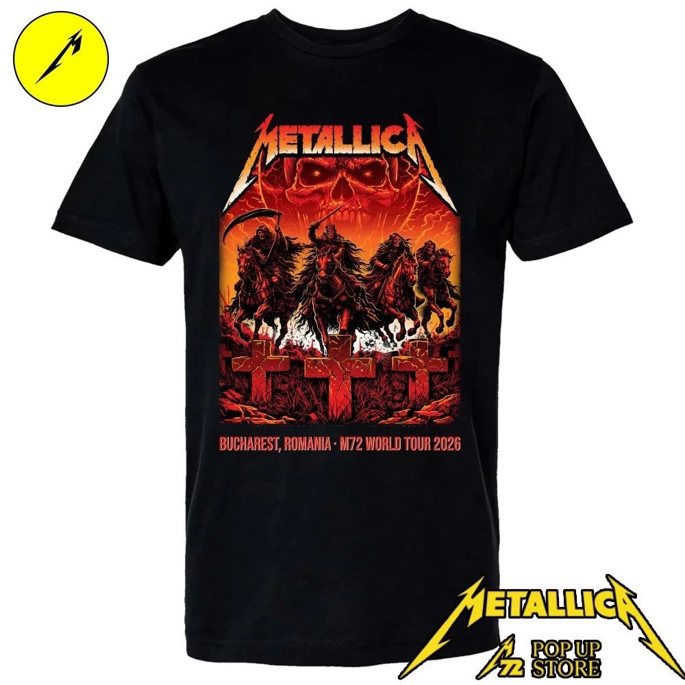 Metallica Bucharest, Romania Arena Națională May 13, 2026 M72 World Tour 2026 Shirt