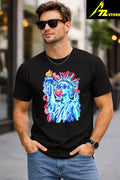 Statue Of Liberty Blowing Bubble Gum 4th Of July Shirt