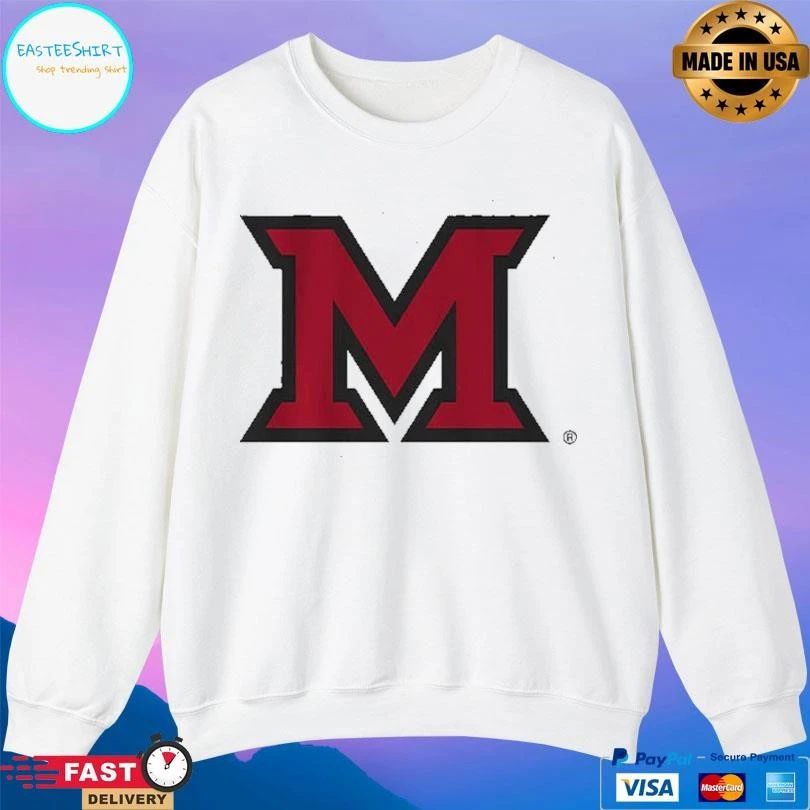 Miami Oh Redhawks Basketball Primary Logo T-shirts