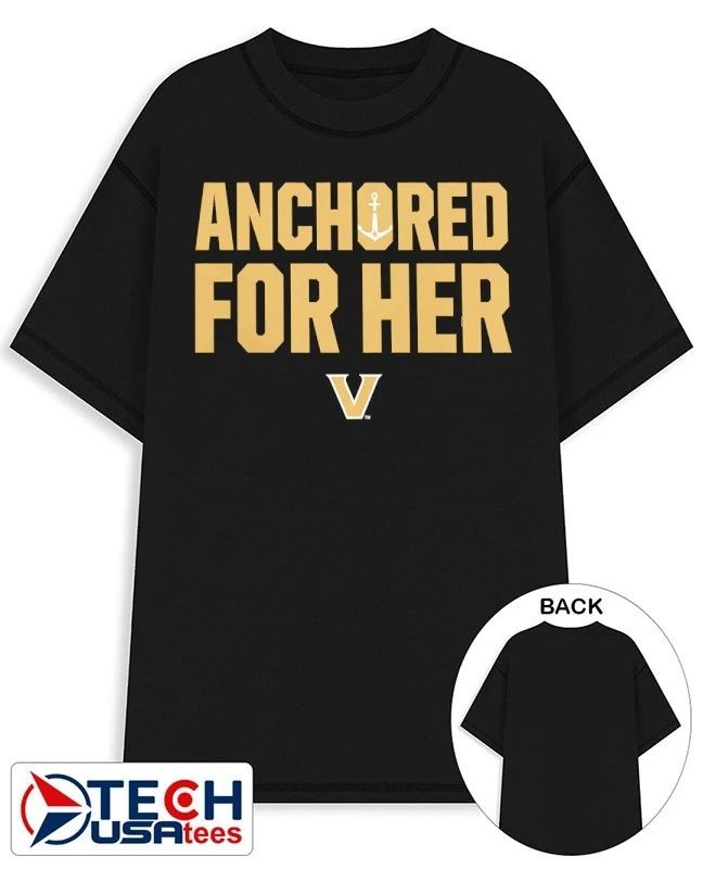 Vanderbilt Commodores Anchored for her shirt