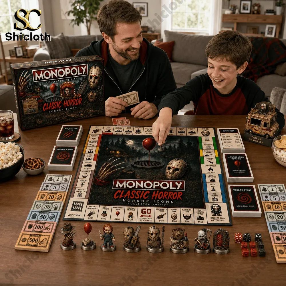 Classic Horror Icon Collector Edition Monopoly Board Game