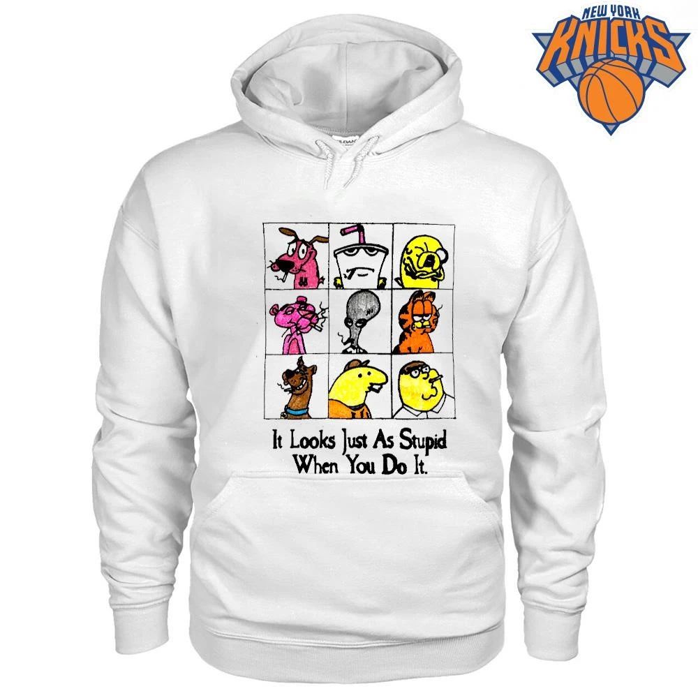 It Looks Just As Stupid When You Do It Anti-Cool Cartoon Shirt
