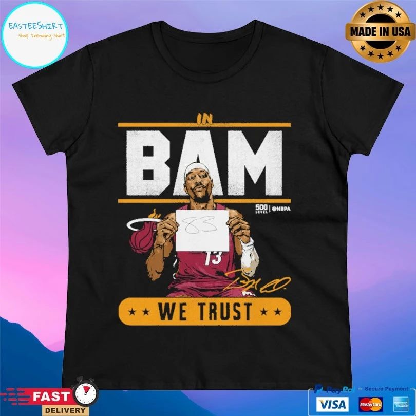 Bam Adebayo Miami Heat Trust 83 Points T-shirts