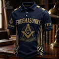 Freemasonry Faith Hope Charity Custom Polo Shirt