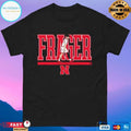 Nebraska Cornhuskers Men’s Basketball Braden Frager Name Pose T-shirt