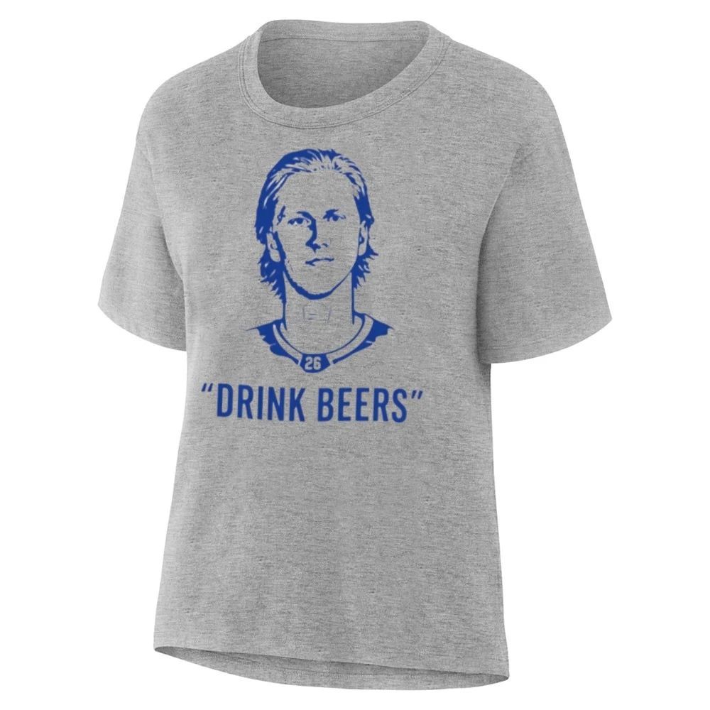 Sam Carrick With Rasmus Dahlin Drink Beer Shirt