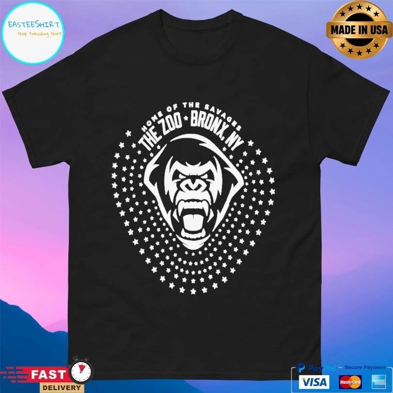 Home Of The Savages The Zoo Bronx New York Yankees T-shirt