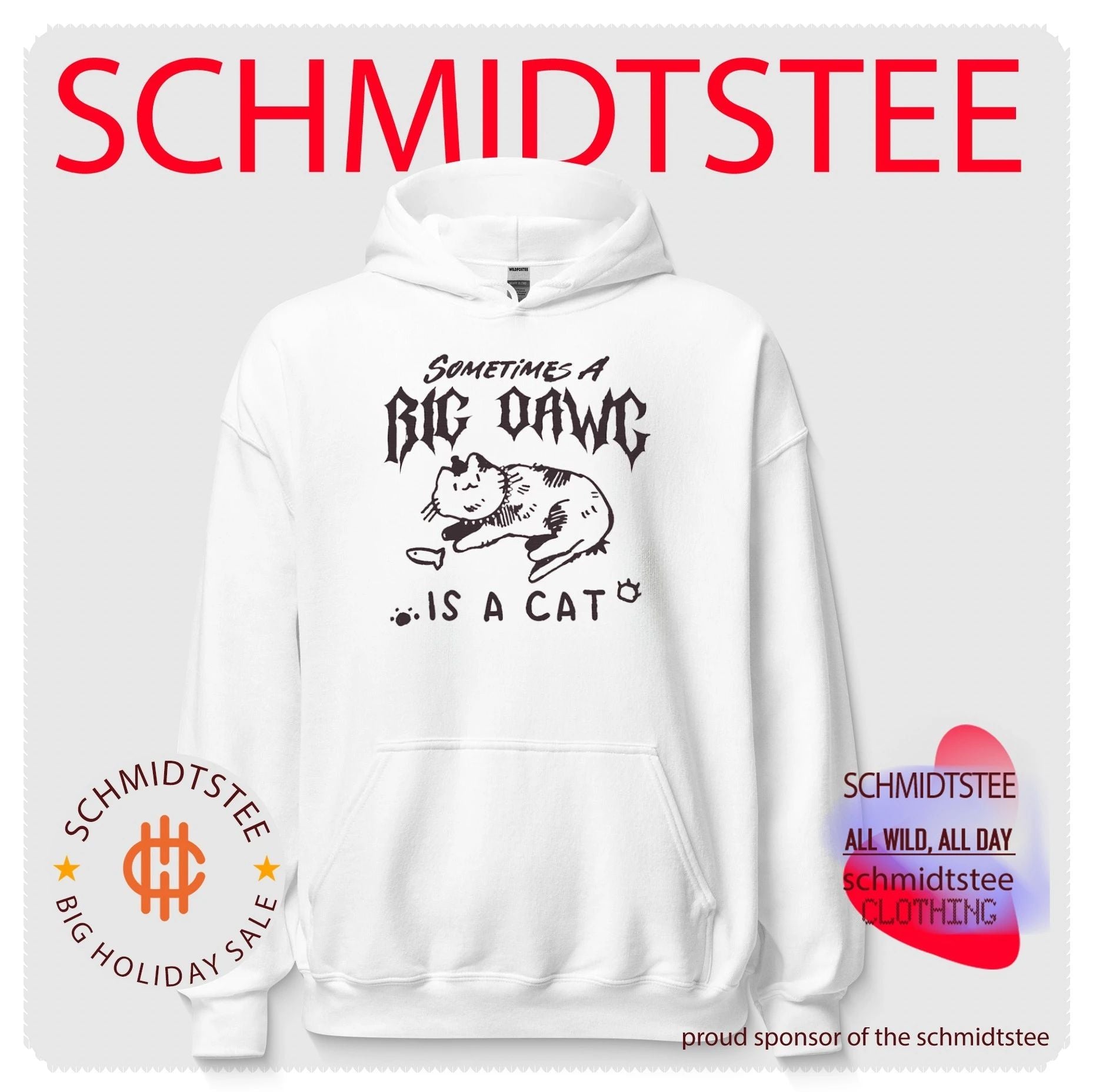 Sometimes a Big Dawg Is a Cat cute kitten shirt
