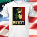 Portland Frog Resist Anti Fascism Political Graphic Shirt