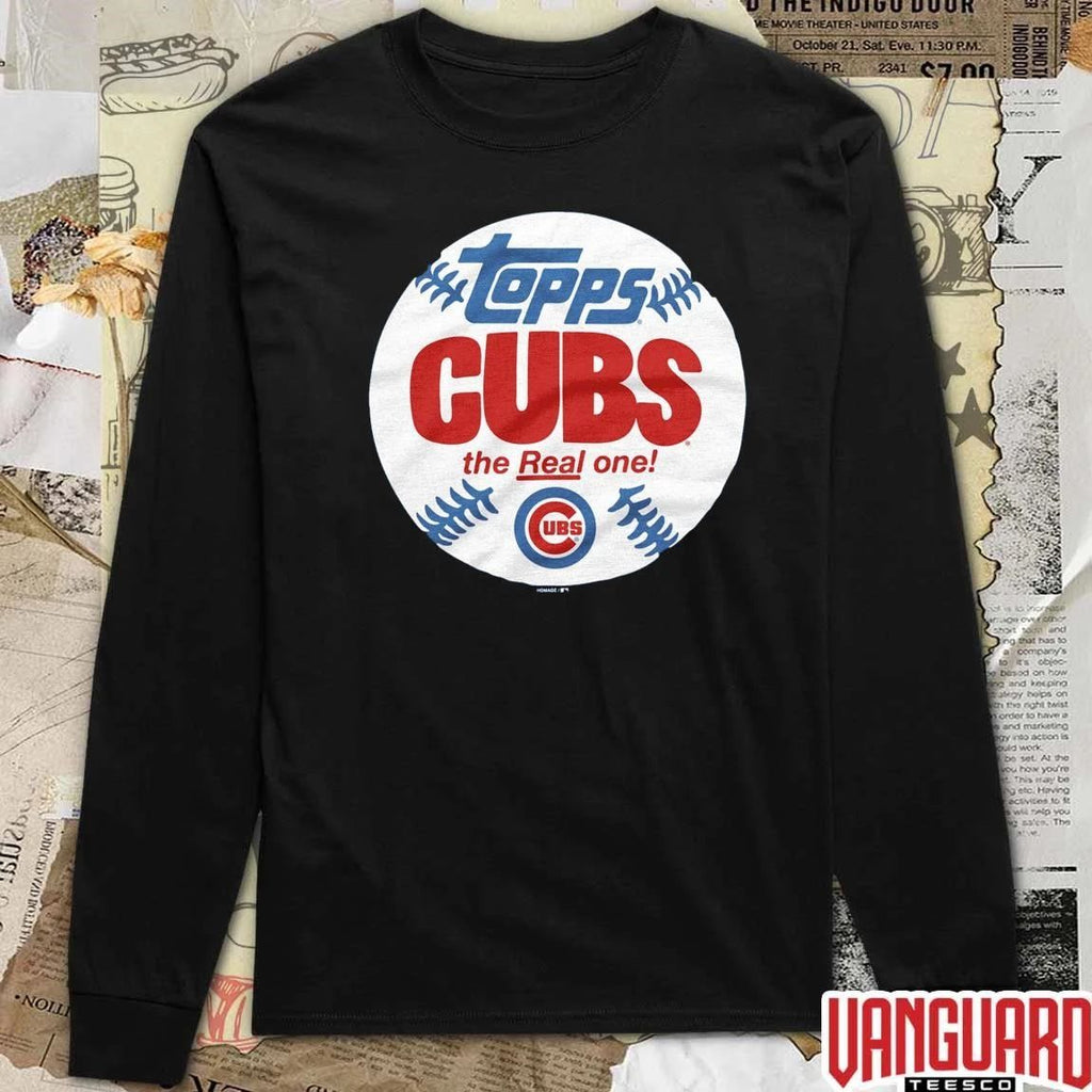 Chicago Cubs MLB 2026 x Topps Baseball The Real One t-shirt
