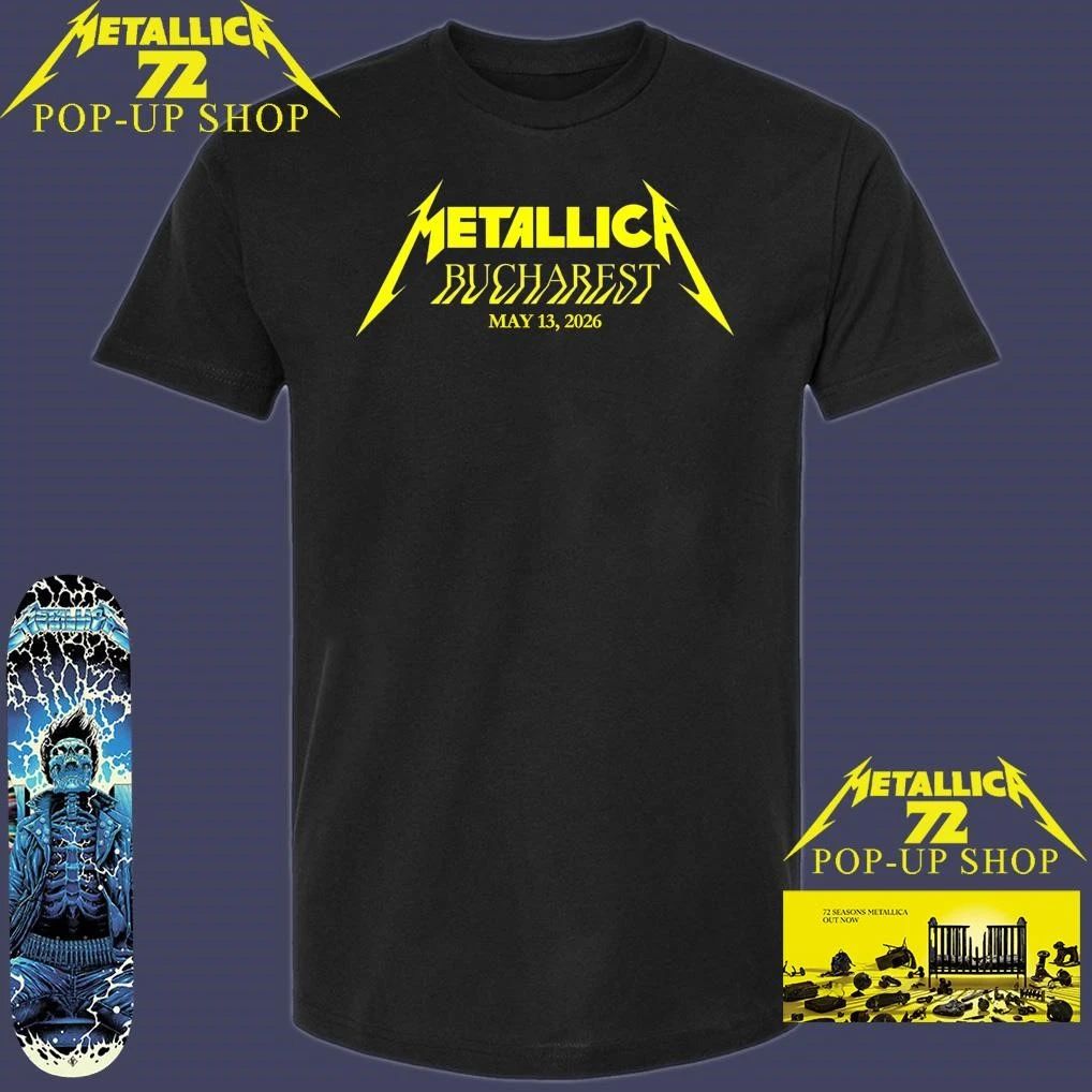 Metallica M72 Bucharest 2026 Romania T-Shirt