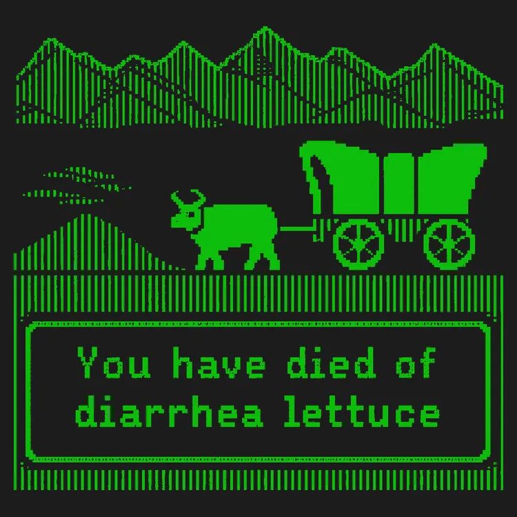 You Have Died of Diarrhea Lettuce