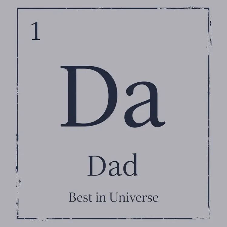 Dad Periodic Table Element T-Shirt