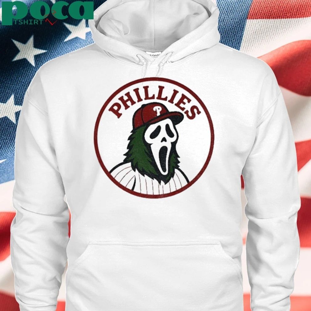 Ghostface Philadelphia Phillies Mlb Baseball 2025 Shirt