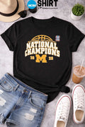 Men’s Champion Navy Michigan Wolverines 2026 NCAA Men’s Basketball National Champions Long Sleeve T-Shirt