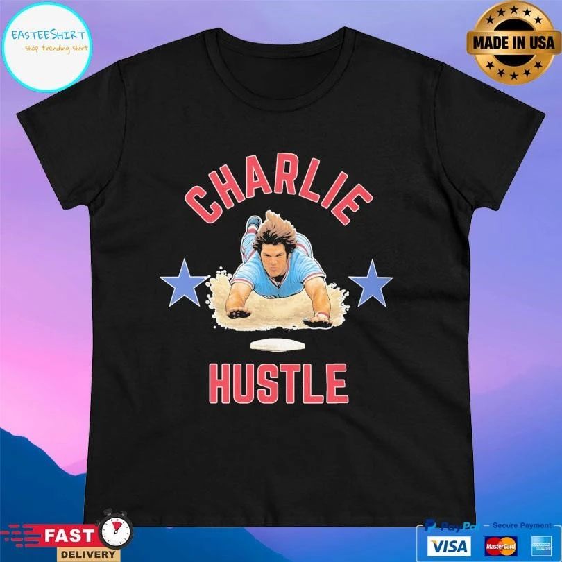 Philadelphia Phillies Charlie Hustle Pete Rose Baseball T-shirts