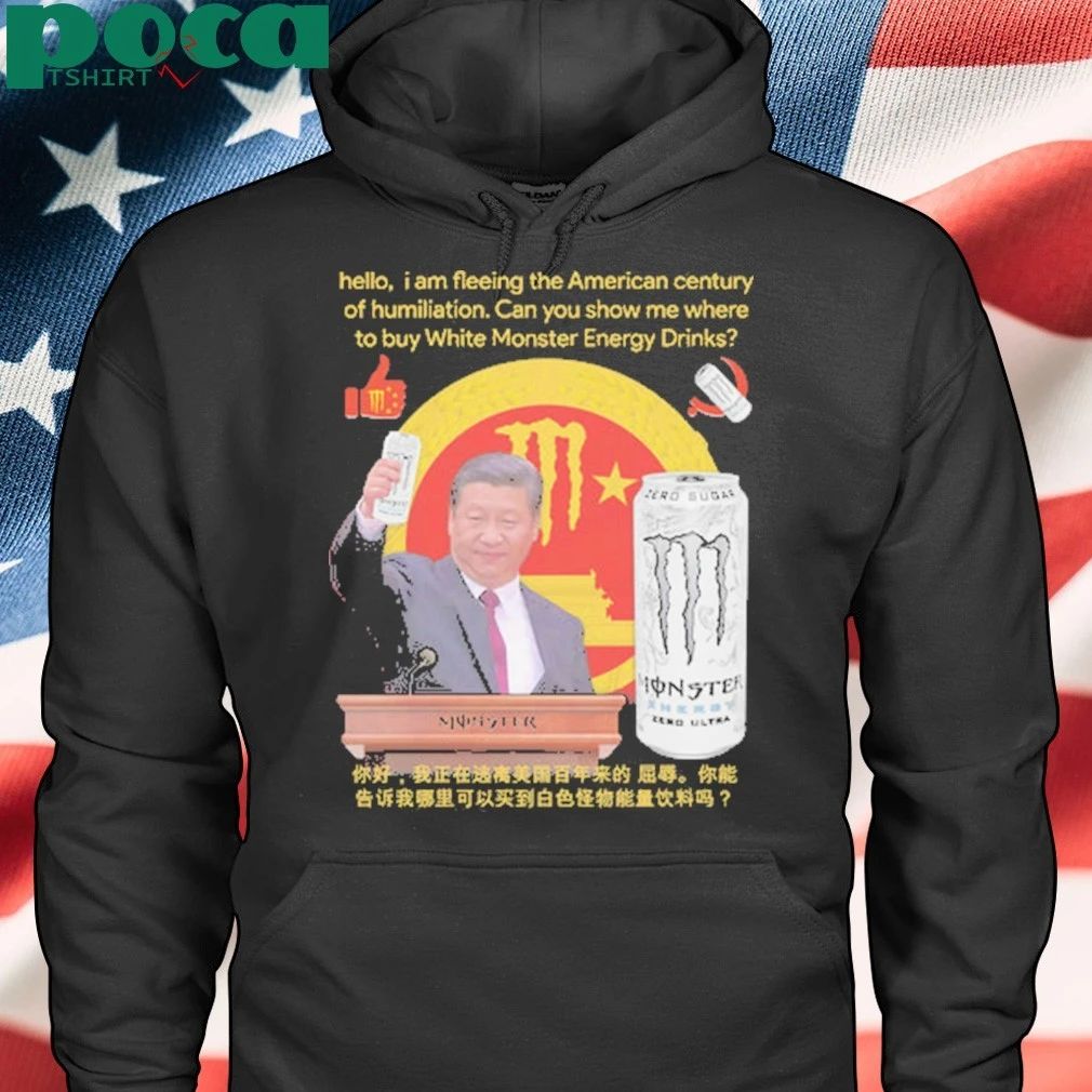 Hello, i am fleeing the American century of humiliation. Can you show me where to buy White Energy Drinks Shirt