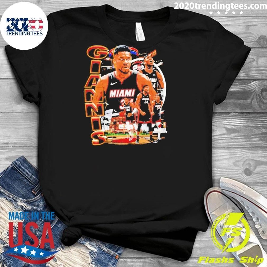 Giannis Antetokounmpo Miami Heat 90s Bootleg Vintage Shirt