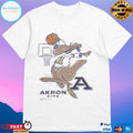 Akron Zip Basketball Cartoon T-shirts